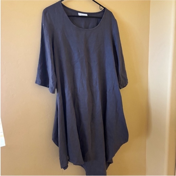Bryn Walker new Lagenlook Nadia tunic shirt dress Sz XS - Picture 3 of 8